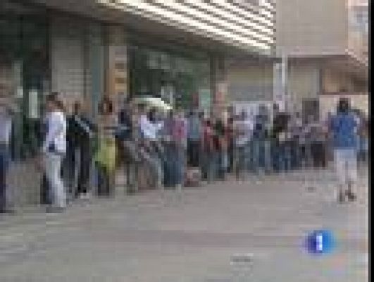 Telediario 1 - El lunes se conoce el paro de marzo