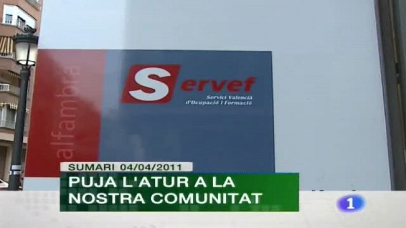  L'Informatiu. Informativo Territorial de la C. Valenciana - 04/04/11 -Ver ahora-