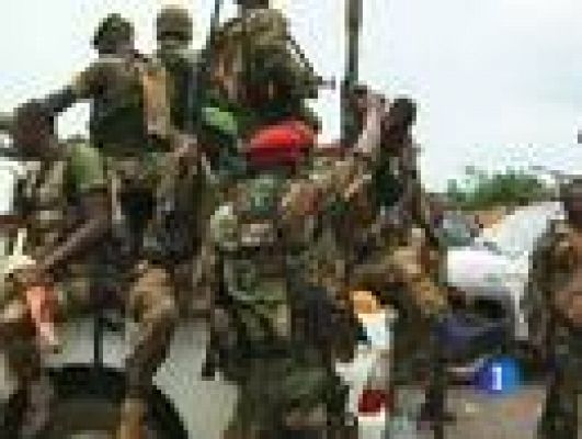 Telediario 1 - La situación en Costa de Marfil