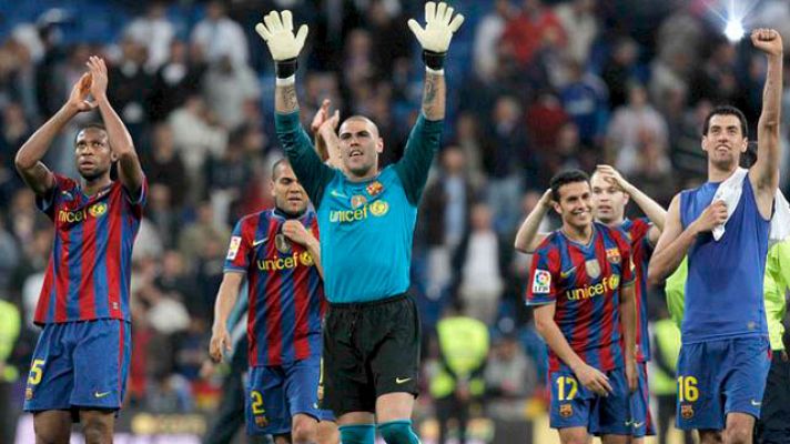 Deportes en el Archivo de RTVE - Temp. 09/10 El Barça asalta la liga en el Bernabeú (0-2)