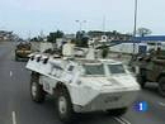 Telediario 1 - Combates en Costa de Marfil