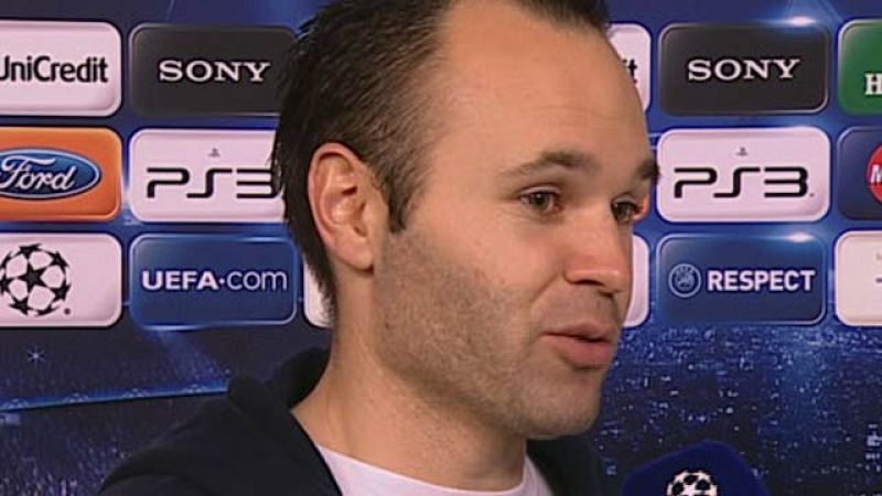 "El Shakhtar ha tenido ocasiones y eso nos tiene que dar un toque de atención para la vuelta", ha asegurado Iniesta después de ganar por 5-1 al equipo ucraniano.