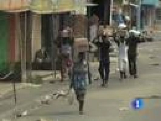 Telediario 1 - Bag-bó resiste con 200 hombres