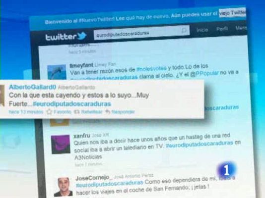 Telediario 1 - PSOE y UPyD se abstendrán al final sobre los vuelos en turista y el PP estudia qué hacer