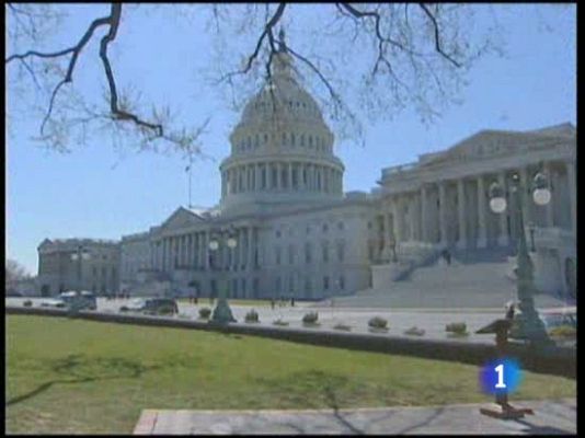 Telediario 1 - EE.UU. sin presupuestos generales