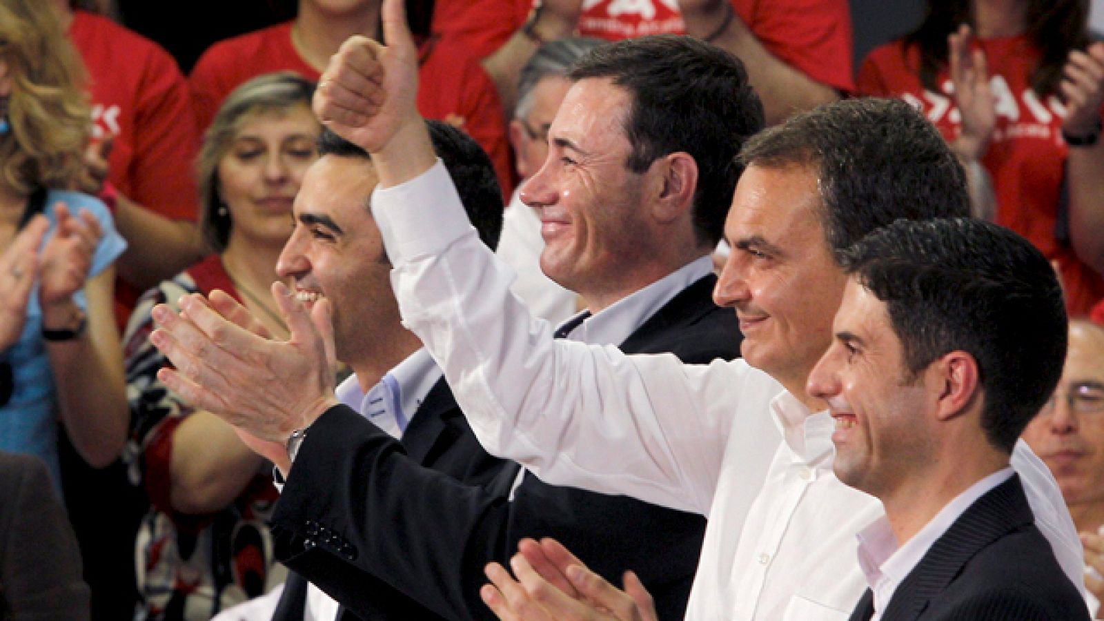 Zapatero apoya a Gómez en Alcalá de Henares