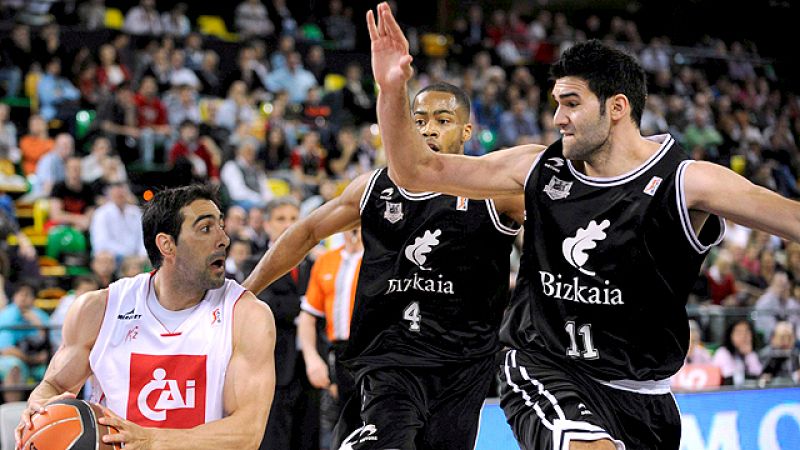 El Bizkaia Bilbao Basket venció con total superioridad al CAI Zaragoza (79-56), asentándose en la quinta plaza de la tabla y asegurando un poco más su participación en el Playoff por el título.