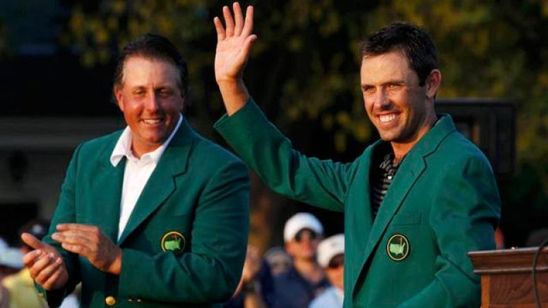 Schwartzel, magistral chaqueta verde  