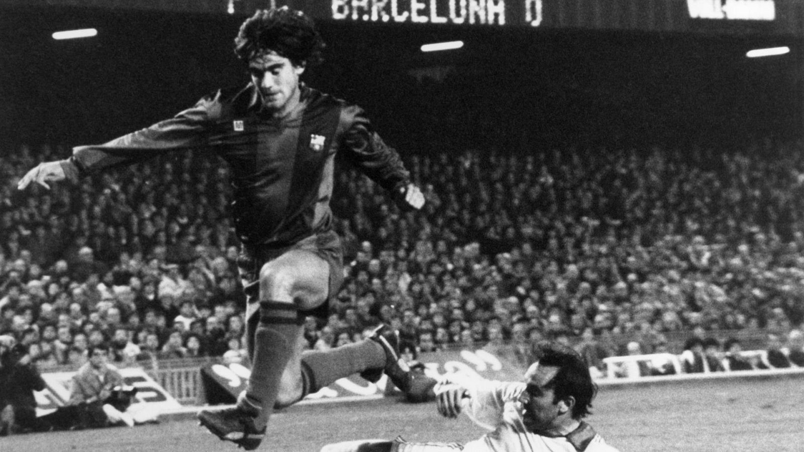 El hombre que con su gol le dio al Barça la Copa del Rey de 1983 en la final contra el Real Madrid, Marcos Alonso, recuerda para TVE como fue aquel partido.