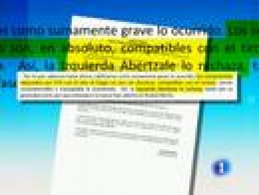 Telediario 1 - Bildu admite que el tiroteo va contra el Acuerdo de Gernika, que exigía a ETA una tregua