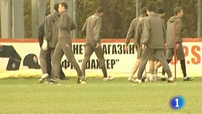 Champions League - Una nevada sorprende al Shakhtar