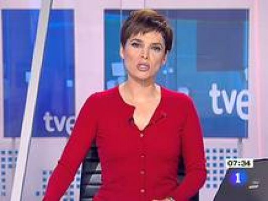 Telediario 1 - Registran la casa de los etarras