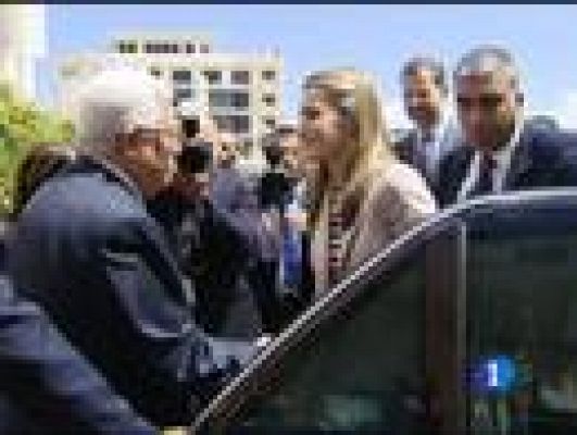 Telediario 1 - La realeza en territorio palestino