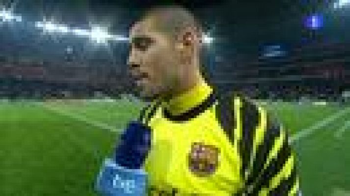 Champions League - Para Valdés será divertido jugar el clásico