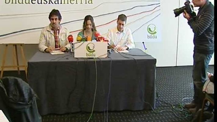 Telediario 1 - Bildu se desmarca de ETA