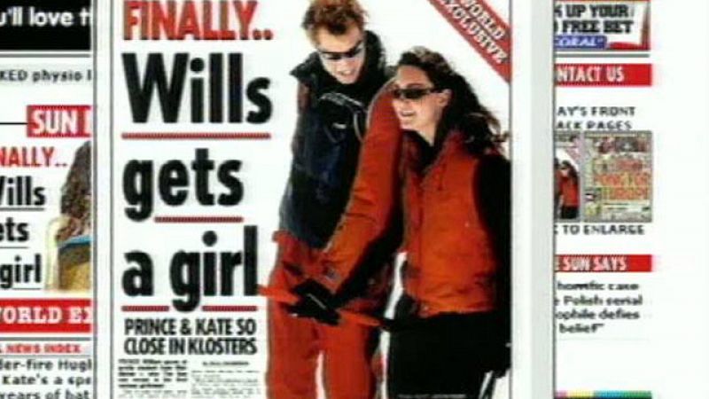 Primeras fotografías de la pareja en 2004