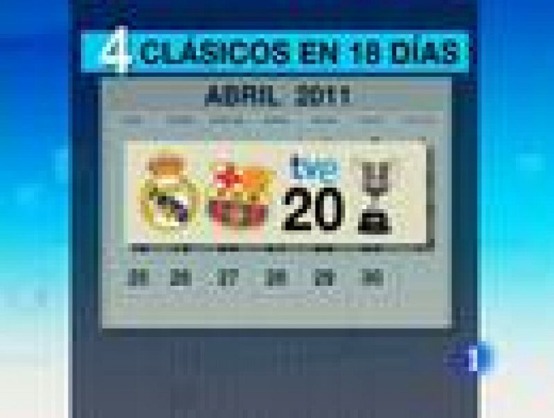 Cuatro clásicos en 18 días, ¿alguien da más? Real Madrid y Barcelona se verán las caras en Liga, Copa y Champions, con los tres títulos en juego. Un hecho sin precedentes en el que el Barça parte como favorito y el Real Madrid como aspirante a todo.