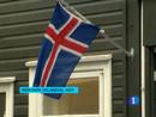 Telediario 1 - Islandia vive una crisis política