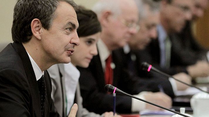 Telediario 1 - Zapatero termina la gira en China