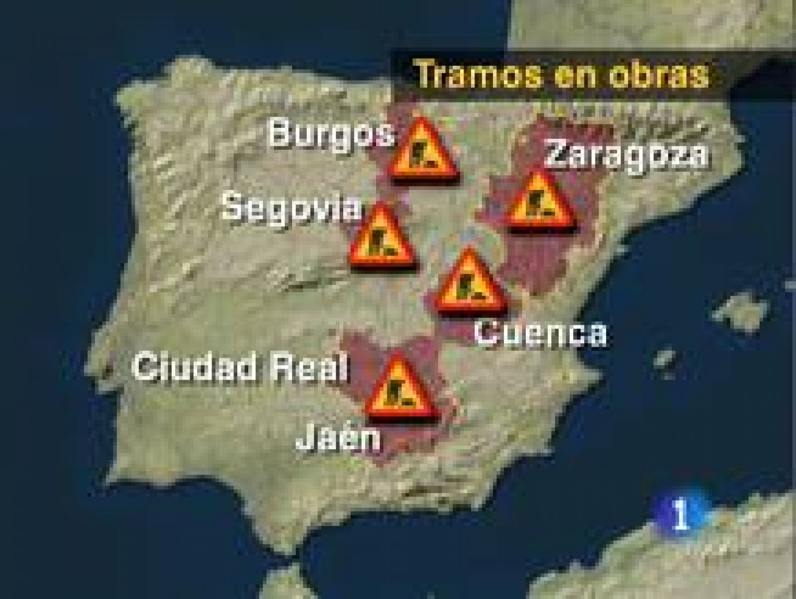 Obras en las carreteras en plena Semana Santa