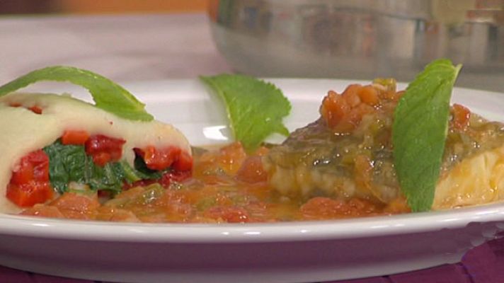 RTVE Cocina - Bacalao en salsa con rollitos