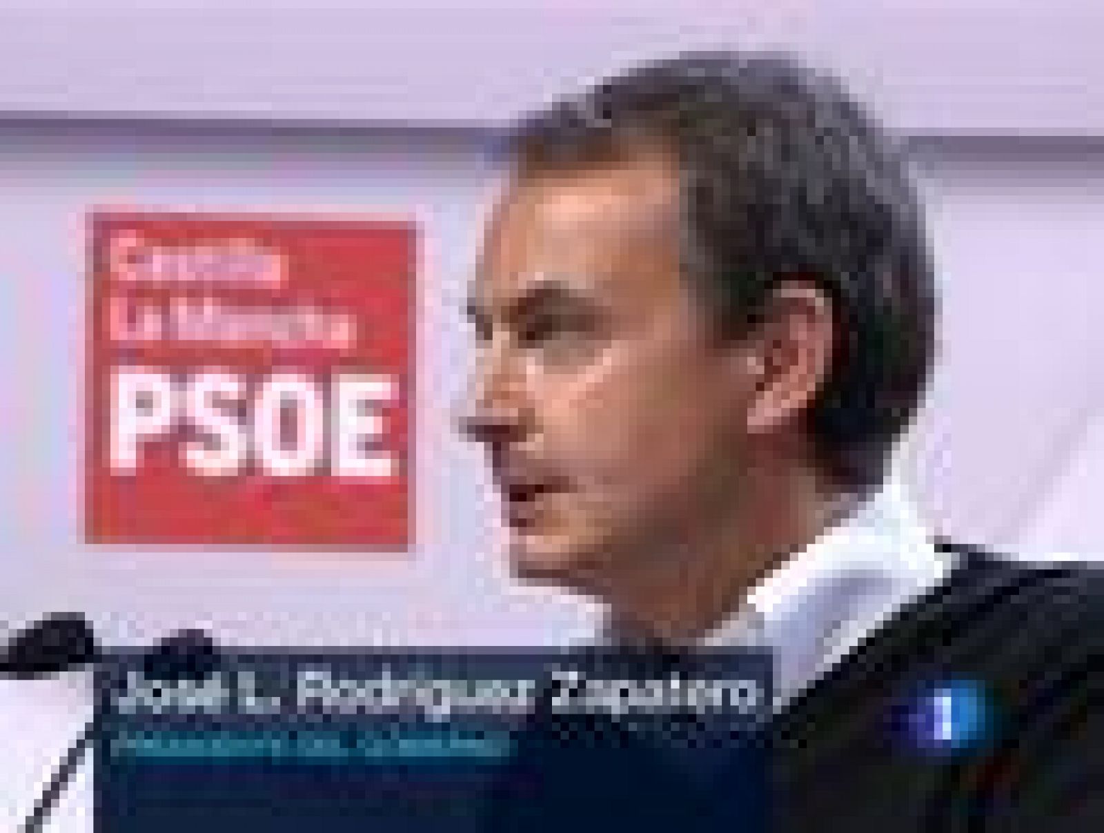 Telediario 1: Zapatero en Albacete | RTVE Play