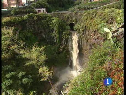 Escape de miles de metros cúbicos de agua en La Palma