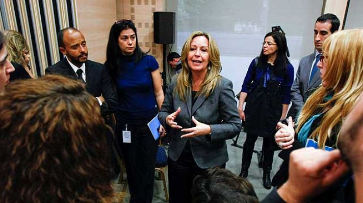 Telediario 1 - Reunión Jiménez y embajadores