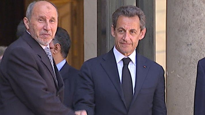 Telediario 1 - Francia e Italia anuncian que enviarán militares a Libia para asesorar a los rebeldes