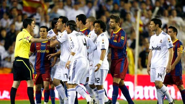 Copa del Rey - Tángana copera: Arbeloa y Villa