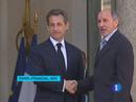 Telediario 1 - Más bombardeos de Francia en Libia