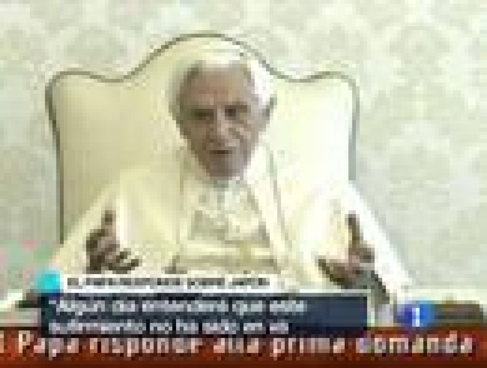 El Papa Benedicto XVI ha respondido en la televisión italiana a siete preguntas en directo.