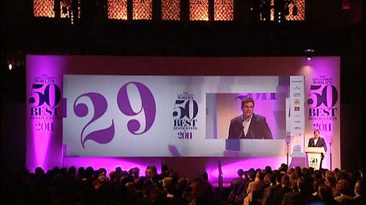 Telediario 1 - Berastegui cuestiona la independencia en la elaboración de la lista de los 50 mejores restaurantes