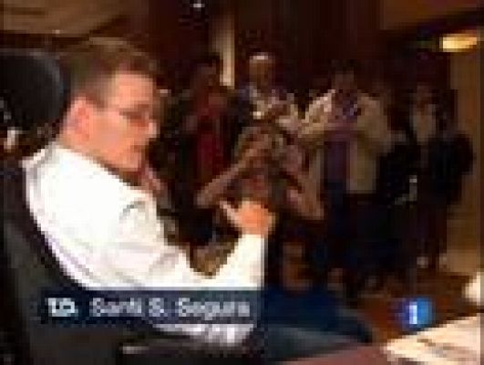 Telediario 1 - En Valencia pero no de vacaciones