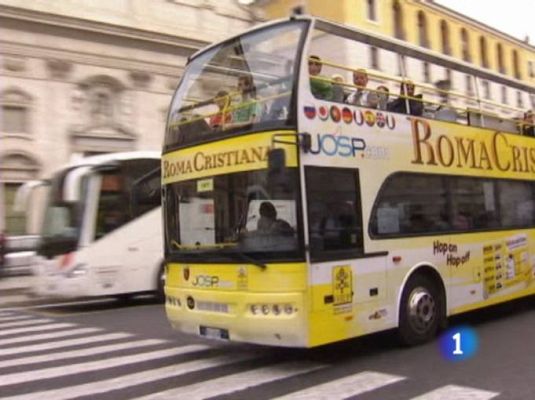 Telediario 1 - Todo preparado en Roma para la beatificación de Juan Pablo II