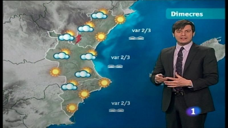 El tiempo en la Com. Valenciana - 26/04/11 - Ver ahora 