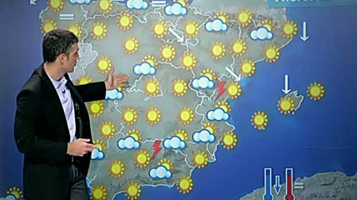 El tiempo - Cielos pocos nubosos