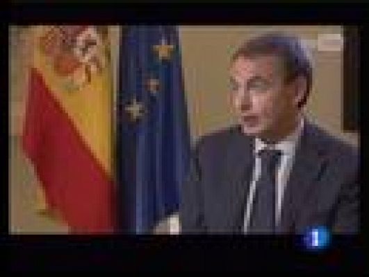 Telediario 1 - Zapatero responde en Youtube a 63 internautas