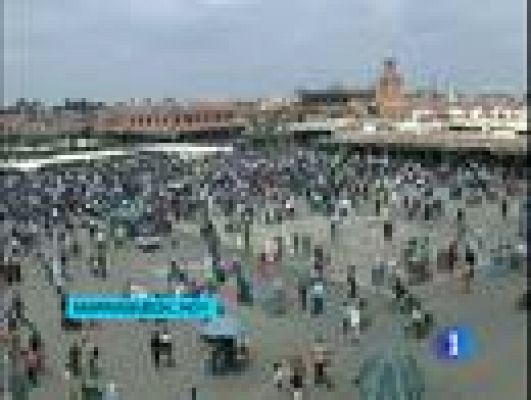 Telediario 1 - Atentado mortal en Marraquech