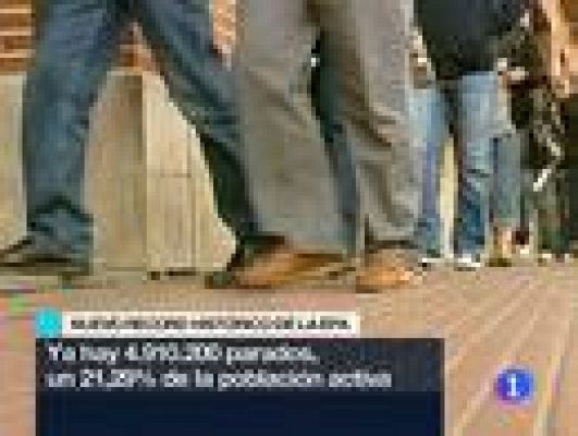 Telediario 1 - Telediario 2 en 4' - 29/04/11