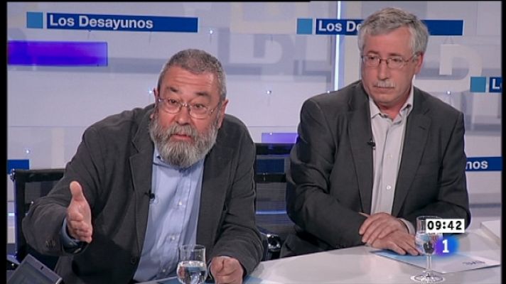 Cándido Méndez y I. Martínez Toxo