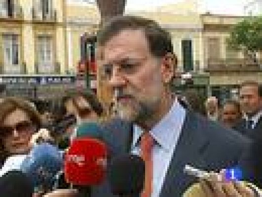 Telediario 1 - Rajoy, sobre la muerte de Bin Laden