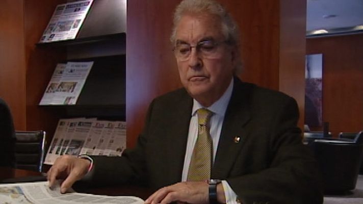 Telediario 1 - Amador Bernabéu, abuelo de Piqué