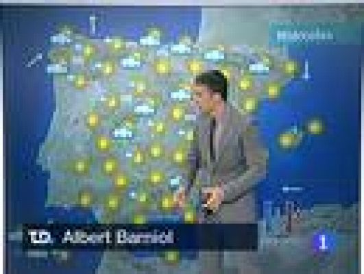 El tiempo - Nubes en el norte