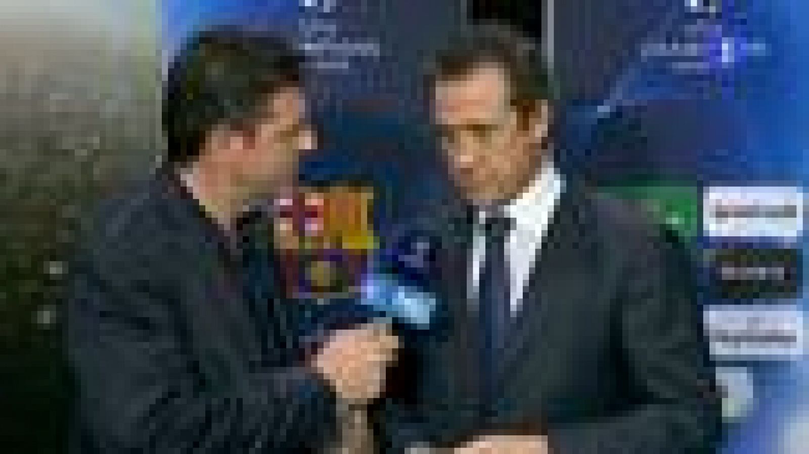 Jorge Valdano, director general del Real Madrid, dijo al final del partido ante el FC Barcelona que la eliminatoria "ha sido marcada a fuego por la actuación arbitral".