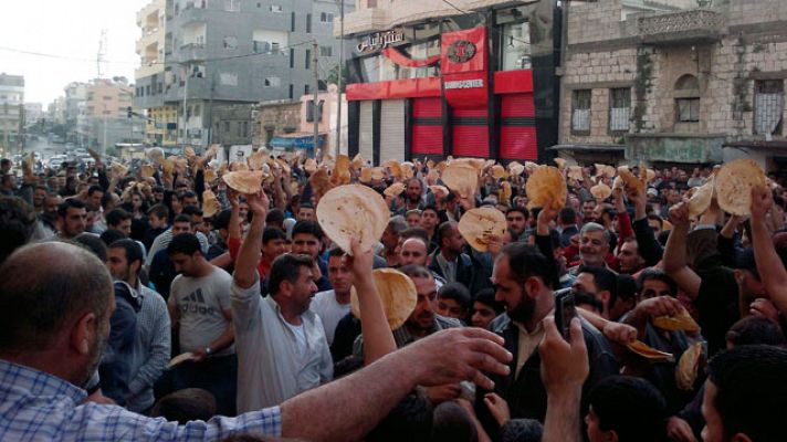 Tropas sirias contra las protestas