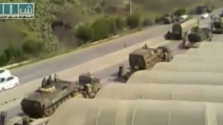 Informativo 24h - Imágenes de videoaficionado del despliegue del Ejército sirio