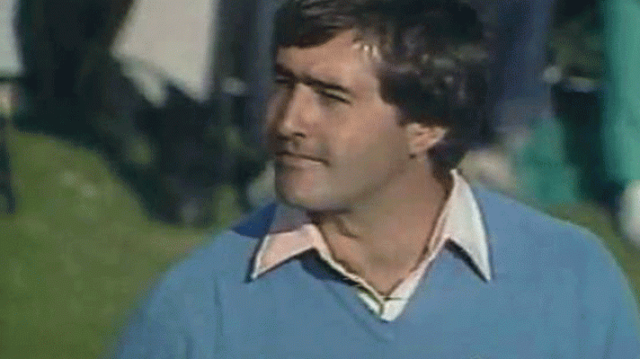 Telediario 1 - El perfil de un gran golfista, Seve
