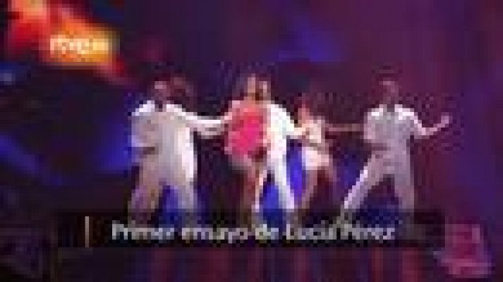 Eurovisión - Primer ensayo de Lucía Pérez