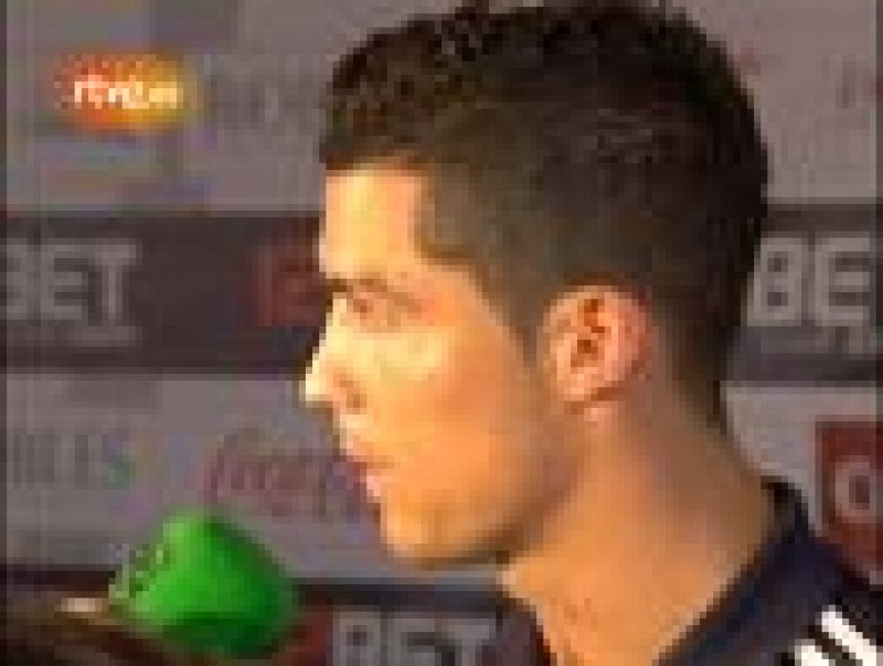 El jugador portugués del Real Madrid deja claro que quiere llevarse el trofeo al máximo goleador de la Liga con sus cuatro goles en el Pizjuán.